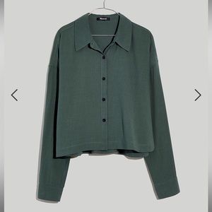 Madewell | Lusterweave Hartfield Crop Blouse